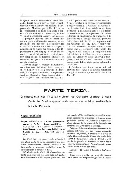 Rivista delle province bollettino dell'Unione delle province d'Italia