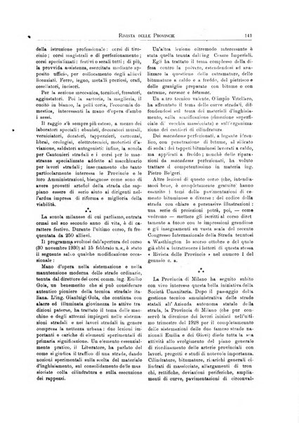 Rivista delle province bollettino dell'Unione delle province d'Italia