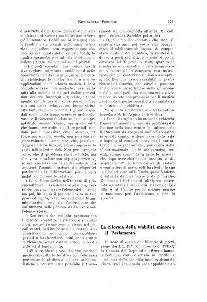 Rivista delle province bollettino dell'Unione delle province d'Italia