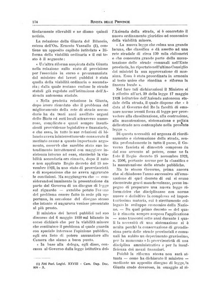 Rivista delle province bollettino dell'Unione delle province d'Italia