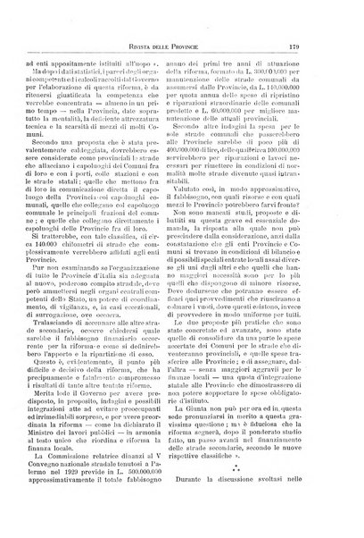 Rivista delle province bollettino dell'Unione delle province d'Italia