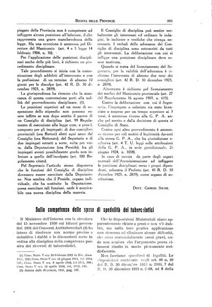 Rivista delle province bollettino dell'Unione delle province d'Italia