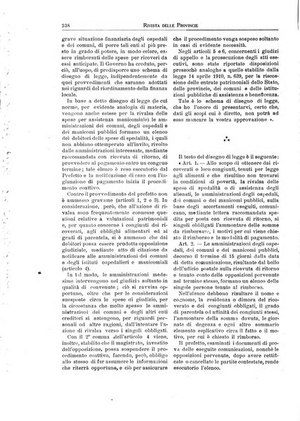 Rivista delle province bollettino dell'Unione delle province d'Italia