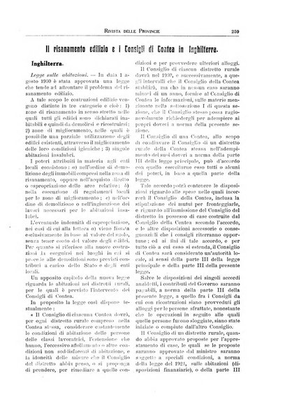 Rivista delle province bollettino dell'Unione delle province d'Italia