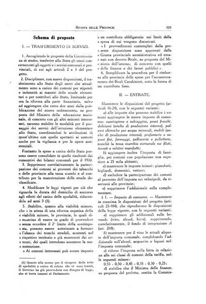 Rivista delle province bollettino dell'Unione delle province d'Italia