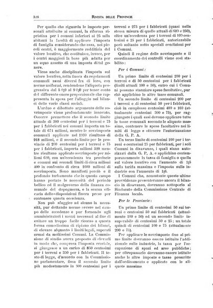 Rivista delle province bollettino dell'Unione delle province d'Italia