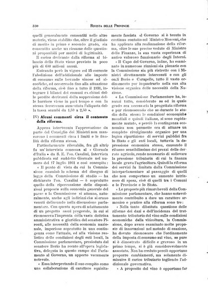 Rivista delle province bollettino dell'Unione delle province d'Italia