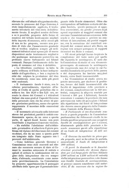 Rivista delle province bollettino dell'Unione delle province d'Italia