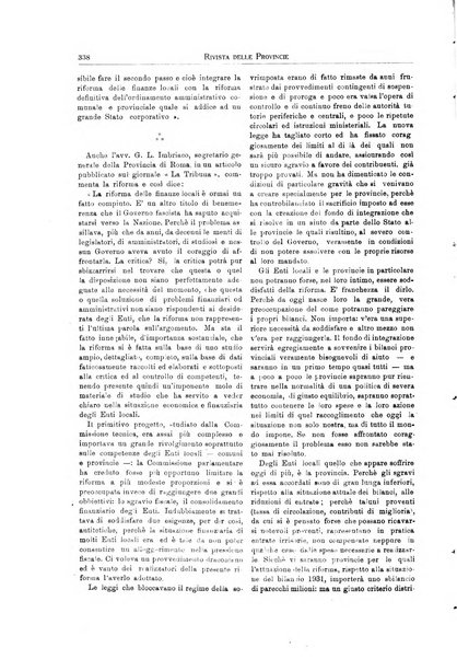 Rivista delle province bollettino dell'Unione delle province d'Italia