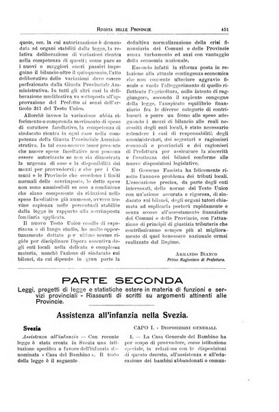 Rivista delle province bollettino dell'Unione delle province d'Italia