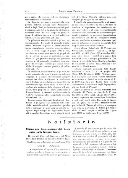 Rivista delle province bollettino dell'Unione delle province d'Italia