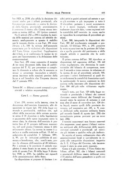 Rivista delle province bollettino dell'Unione delle province d'Italia