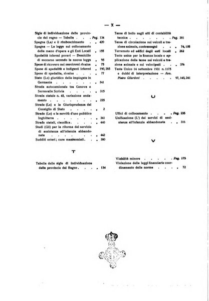 Rivista delle province bollettino dell'Unione delle province d'Italia