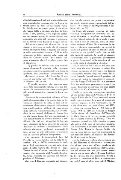 Rivista delle province bollettino dell'Unione delle province d'Italia