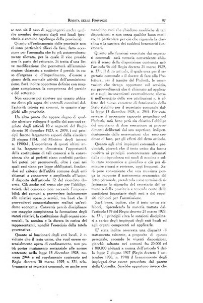 Rivista delle province bollettino dell'Unione delle province d'Italia