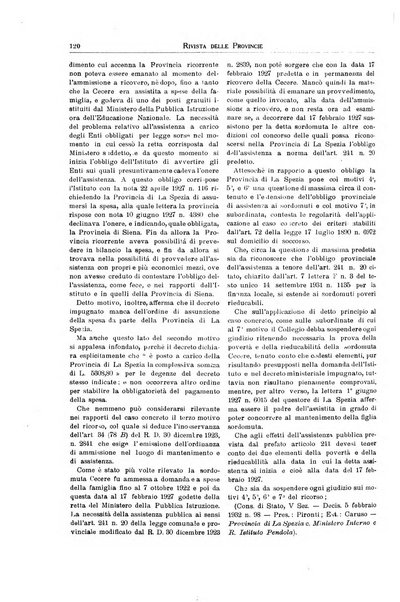 Rivista delle province bollettino dell'Unione delle province d'Italia