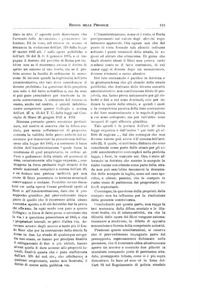 Rivista delle province bollettino dell'Unione delle province d'Italia