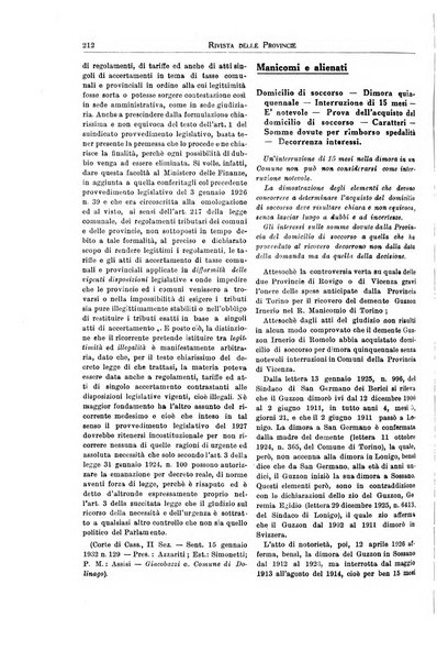 Rivista delle province bollettino dell'Unione delle province d'Italia