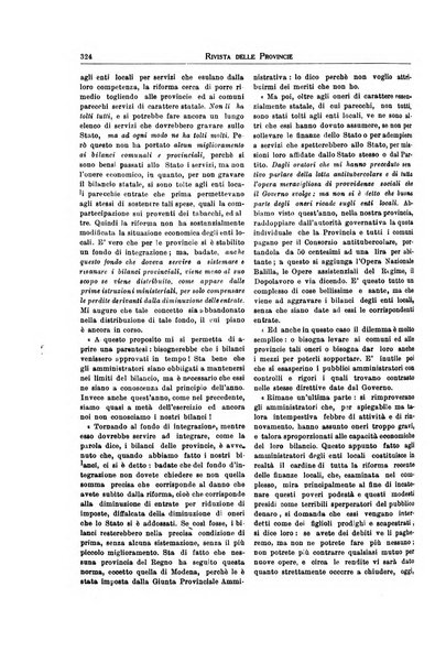 Rivista delle province bollettino dell'Unione delle province d'Italia