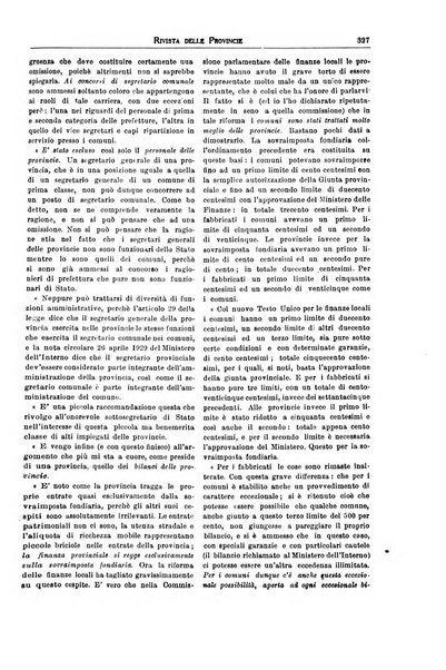 Rivista delle province bollettino dell'Unione delle province d'Italia