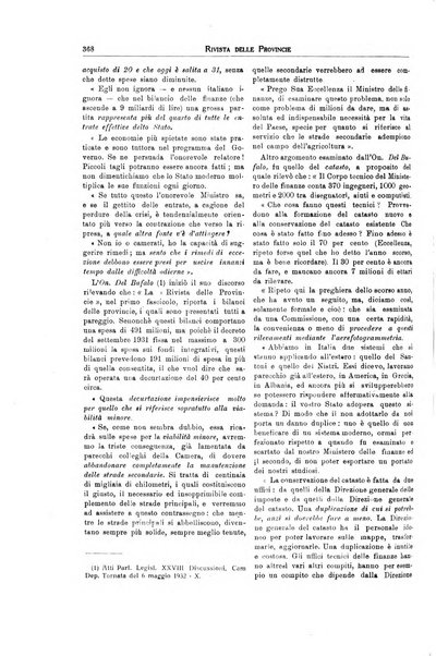 Rivista delle province bollettino dell'Unione delle province d'Italia