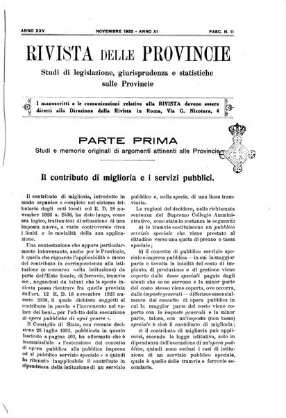 Rivista delle province bollettino dell'Unione delle province d'Italia