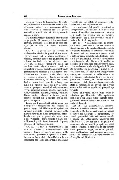 Rivista delle province bollettino dell'Unione delle province d'Italia