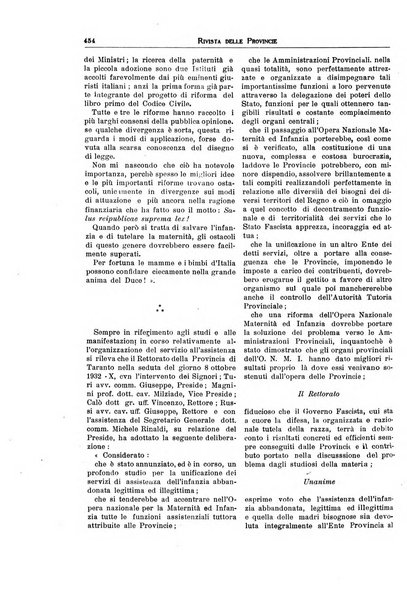 Rivista delle province bollettino dell'Unione delle province d'Italia