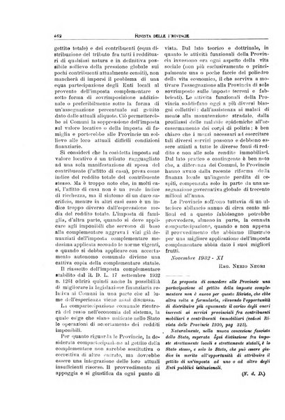 Rivista delle province bollettino dell'Unione delle province d'Italia