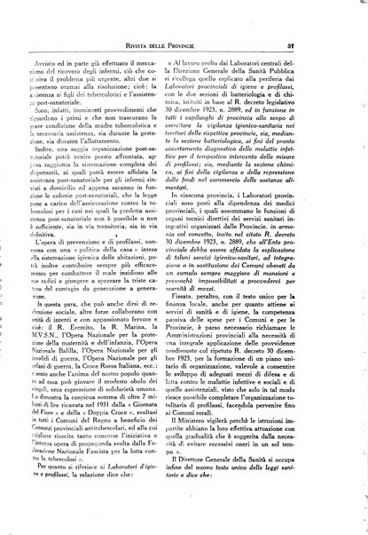 Rivista delle province bollettino dell'Unione delle province d'Italia