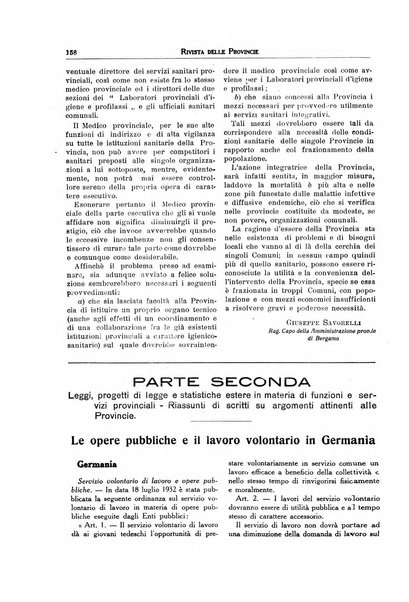 Rivista delle province bollettino dell'Unione delle province d'Italia