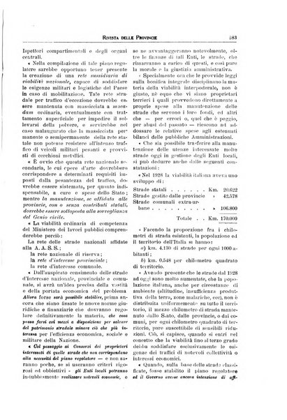 Rivista delle province bollettino dell'Unione delle province d'Italia