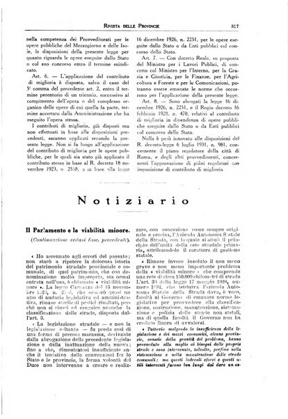 Rivista delle province bollettino dell'Unione delle province d'Italia