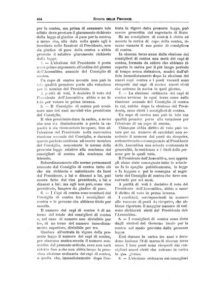 Rivista delle province bollettino dell'Unione delle province d'Italia