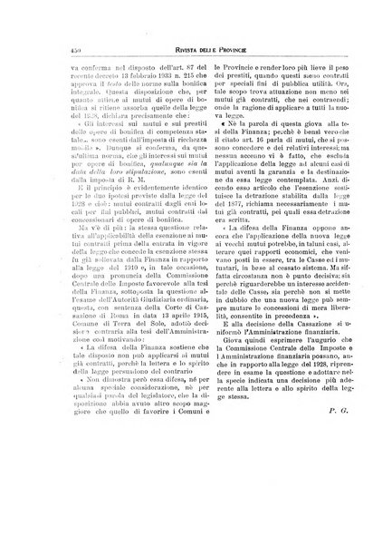 Rivista delle province bollettino dell'Unione delle province d'Italia