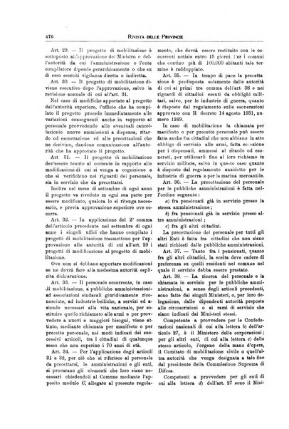 Rivista delle province bollettino dell'Unione delle province d'Italia