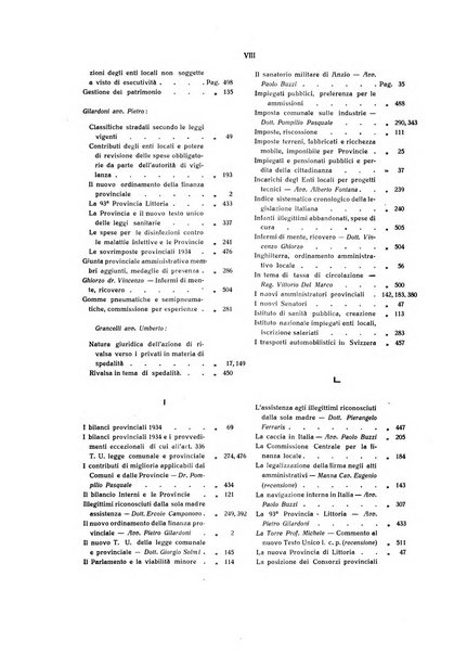 Rivista delle province bollettino dell'Unione delle province d'Italia