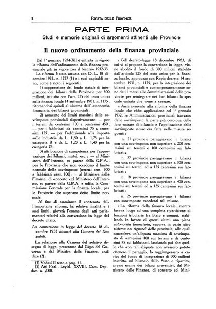 Rivista delle province bollettino dell'Unione delle province d'Italia