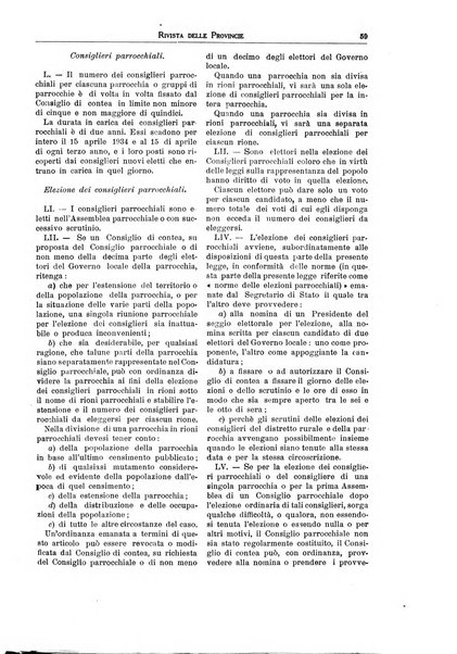 Rivista delle province bollettino dell'Unione delle province d'Italia