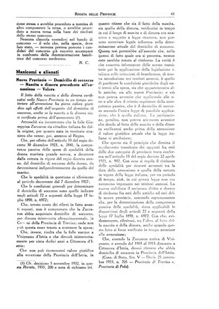 Rivista delle province bollettino dell'Unione delle province d'Italia