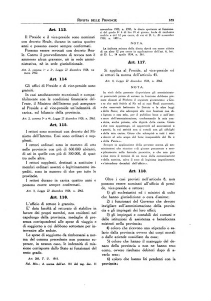 Rivista delle province bollettino dell'Unione delle province d'Italia