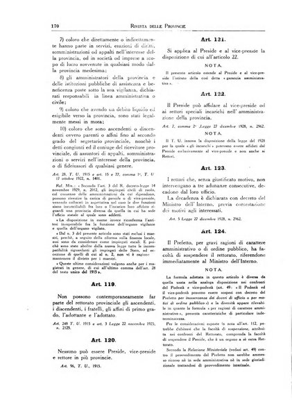 Rivista delle province bollettino dell'Unione delle province d'Italia