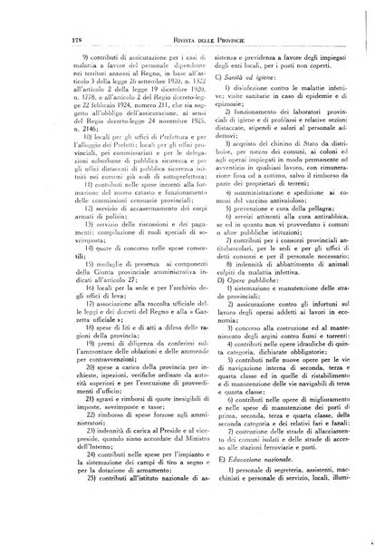 Rivista delle province bollettino dell'Unione delle province d'Italia