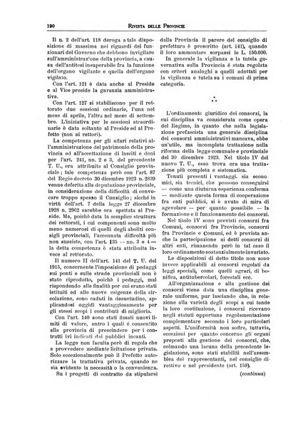 Rivista delle province bollettino dell'Unione delle province d'Italia