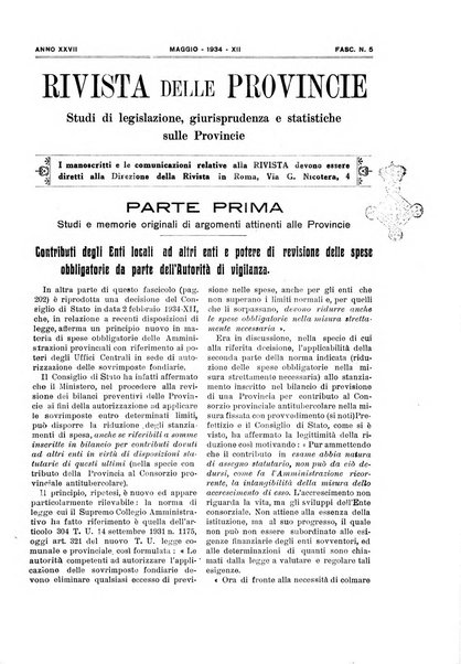 Rivista delle province bollettino dell'Unione delle province d'Italia