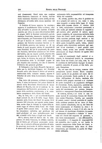 Rivista delle province bollettino dell'Unione delle province d'Italia