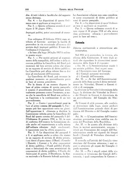 Rivista delle province bollettino dell'Unione delle province d'Italia