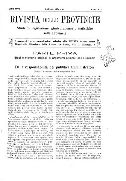 Rivista delle province bollettino dell'Unione delle province d'Italia