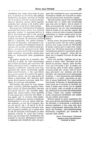 Rivista delle province bollettino dell'Unione delle province d'Italia