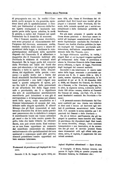 Rivista delle province bollettino dell'Unione delle province d'Italia